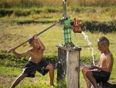 Water harvesting in dry season